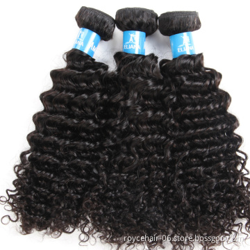 Brazilian Curly Virgin Hair Weave Unprocessed Human hair extension for black woman
